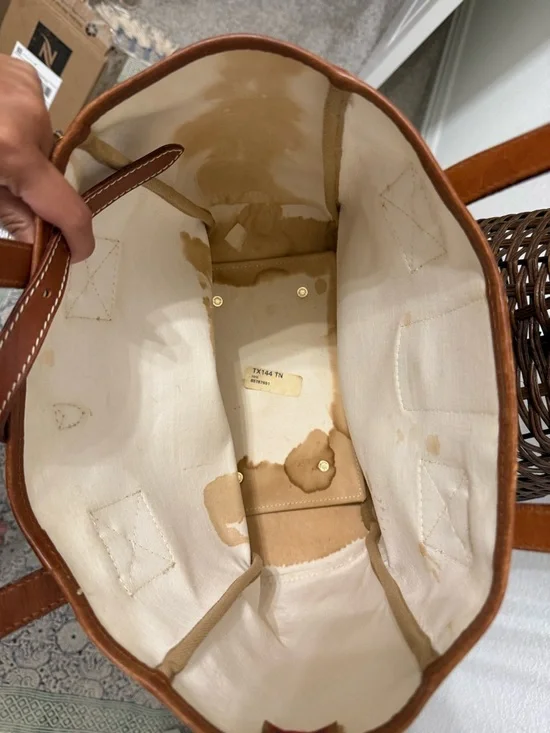 RARE Vintage Dooney & Bourke Western Print Canvas Tote 🌵 - Picture 6 of 6